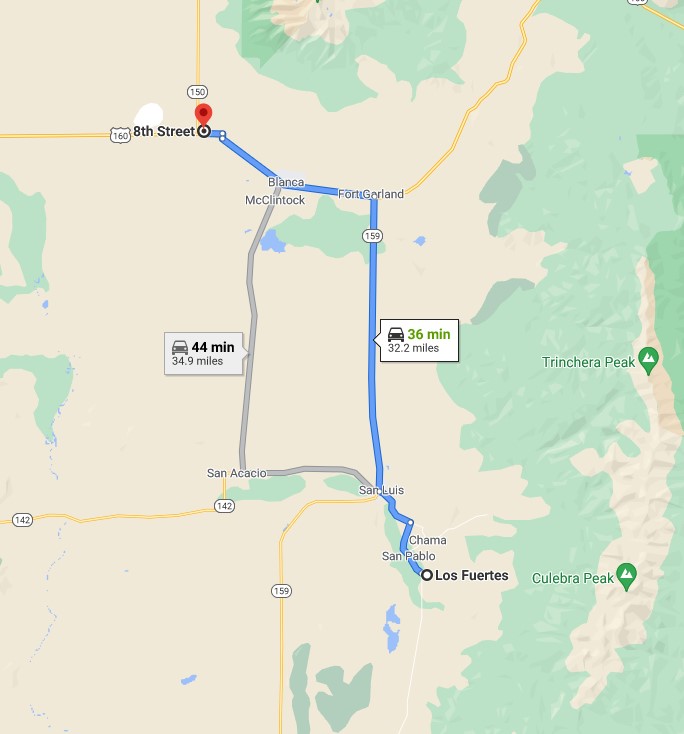 Land for Sale in Colorado 25 Acres Highway Frontage Blanca Peak View in Costilla County, CO 26