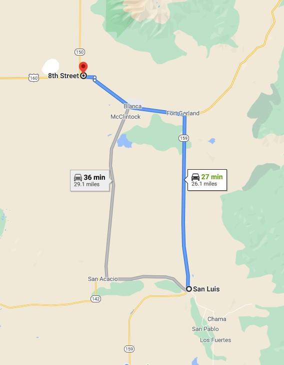 Land for Sale in Colorado 25 Acres Highway Frontage Blanca Peak View in Costilla County, CO 27