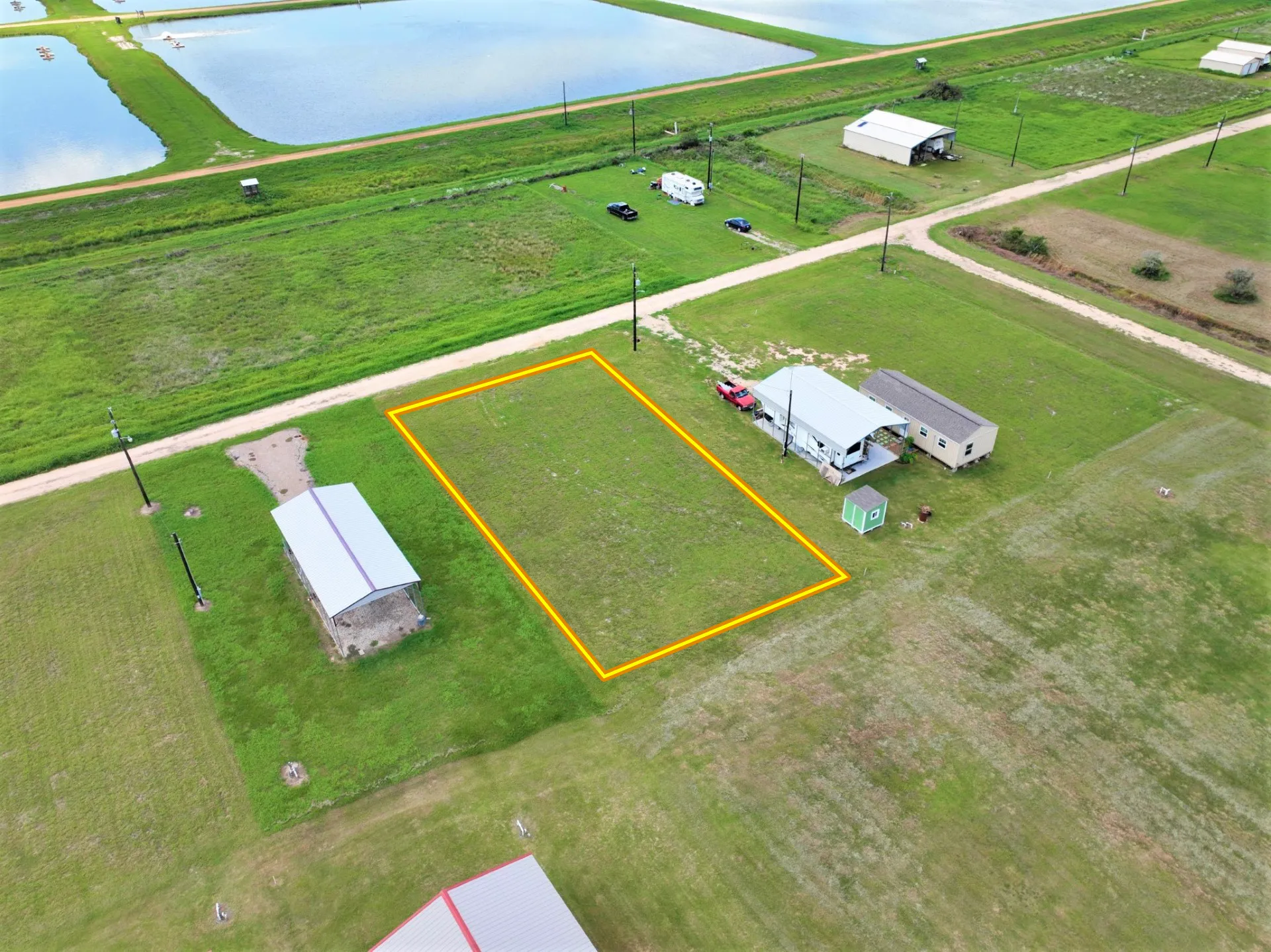 0.23 Acre RV Fishing Lot with Sewer and Internet in Matagorda Bay TX