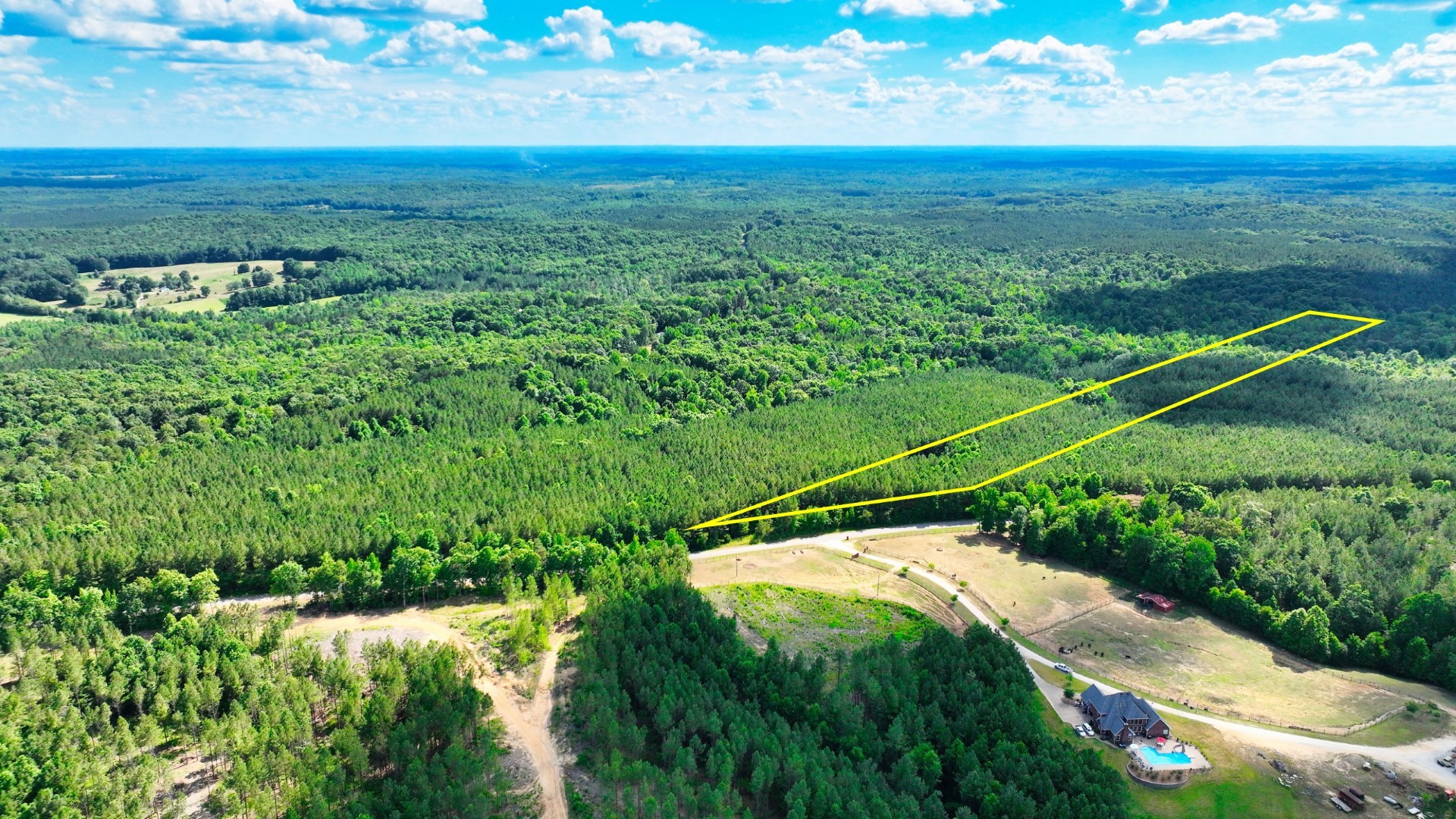 Land for Sale in Chester County 10 Acres Timberland with Survey, Soil Report, Electric, Road near Jackson TN