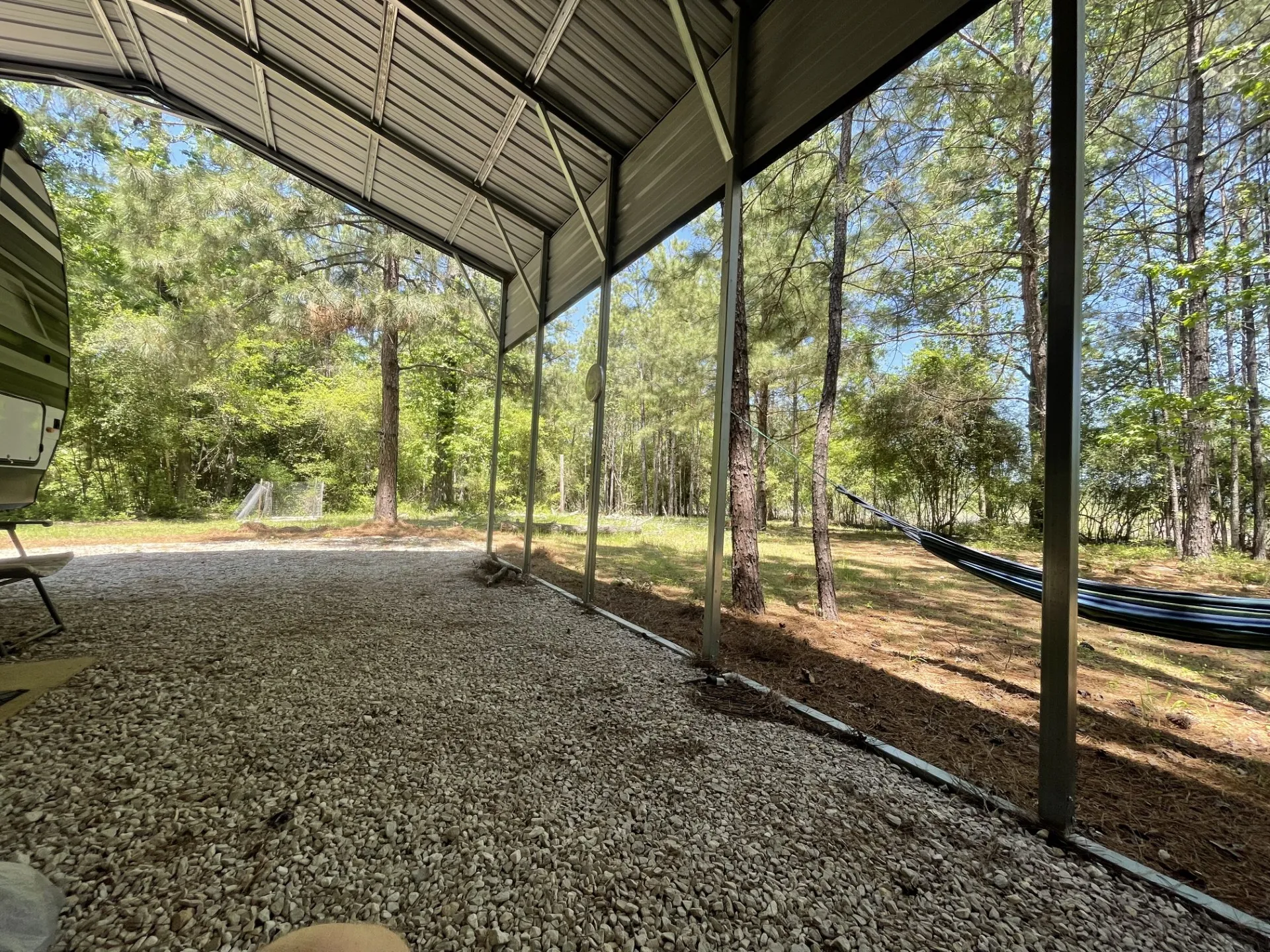 5.7 Acres Unrestricted Totally Hidden with Turn-Key RV Pad & Overhang ...